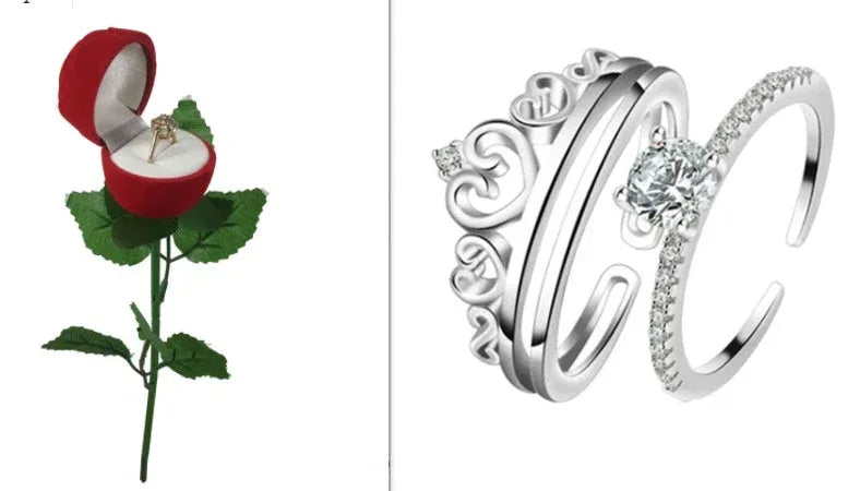 roses-with-branches-and-leaves-ring-box - Viexta