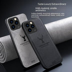 Cloth Deer Business Ultra Thin Anti Drop iPhone Cover - Viexta