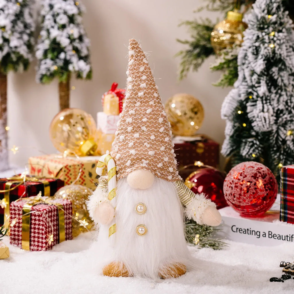 christmas-fabric-decorative-faceless-doll-ornament-christmas-decorations - Viexta