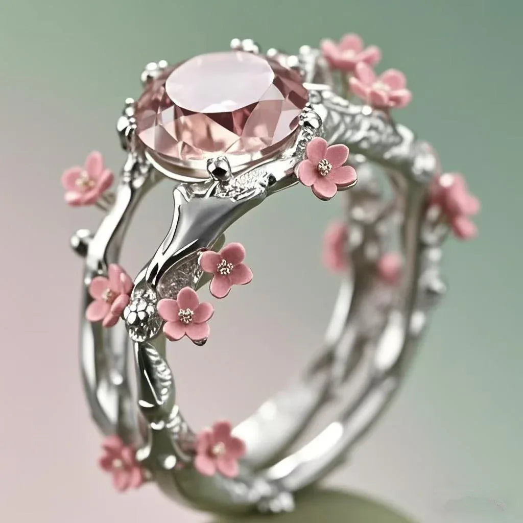 Personalized Flower Ring