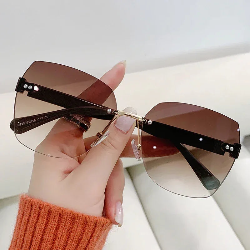 womens-casual-frameless-sunglasses - Viexta