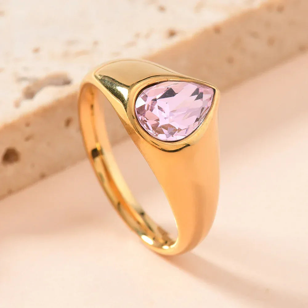Light Luxury Titanium Steel Ring - Viexta