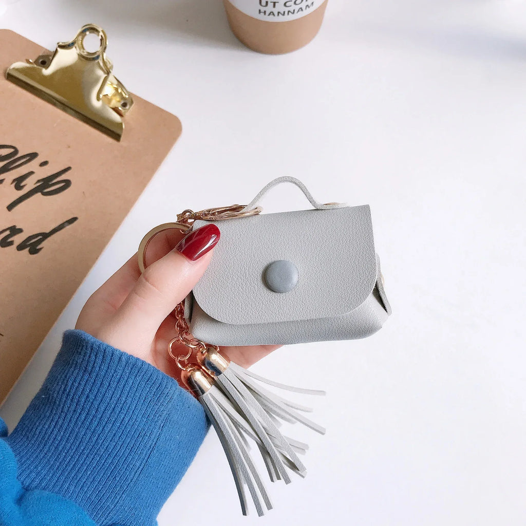 Leather tassel Airpods Pro case - Viexta