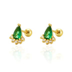 emerald-diamond-screw-ear-studs - Viexta