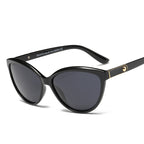Personality Inlay Leather Polarized Sun Glasses