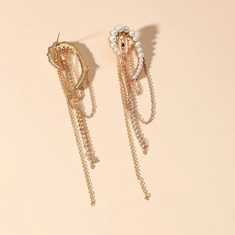 Pearl Hanging Earrings - Viexta