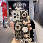Luxury Rhinestone Diagonal Span iPhone Case - Viexta