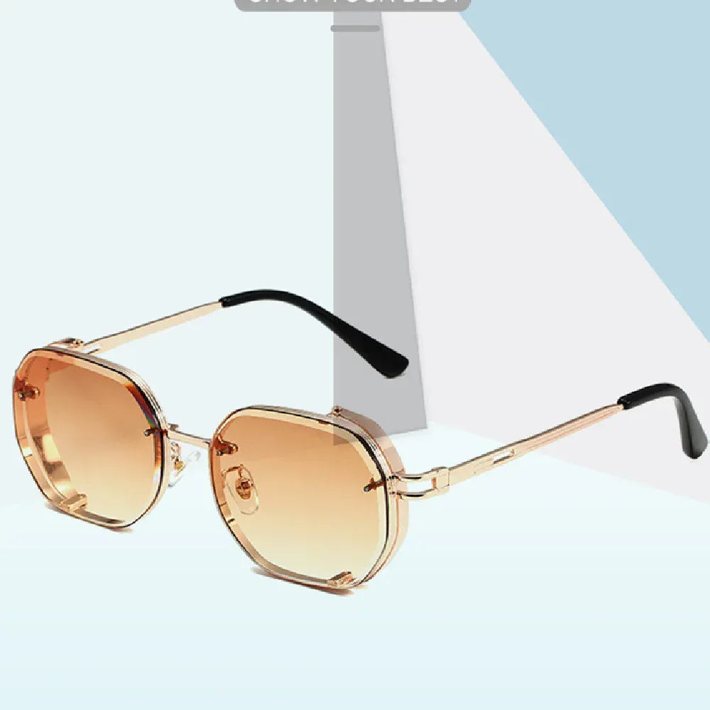 metal-edge-square-frame-sunglasses - Viexta