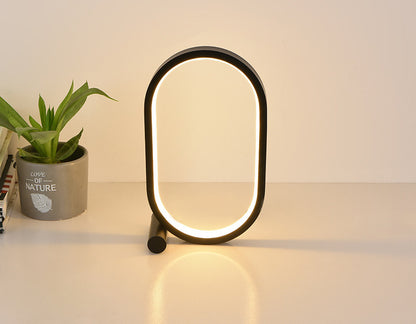 Oval Acrylic Touch Lamp