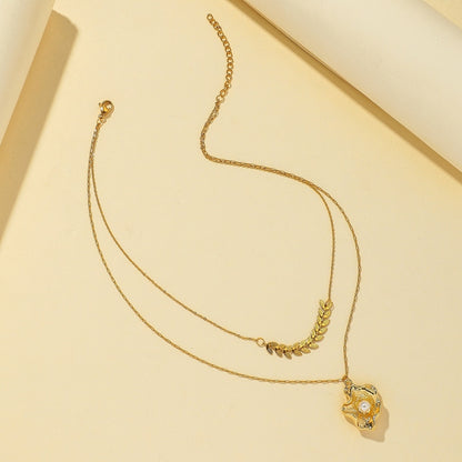 Layered 18k Neckpiece