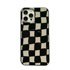 Silicone Thickened Plaid iPhone Case - Viexta