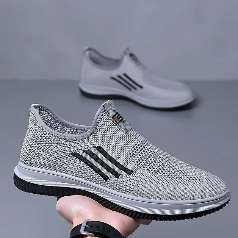 Mesh Breathable Flyknit Casual Sneaker - Viexta