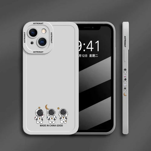 astronaut-couple-silicone-iphone-case - Viexta