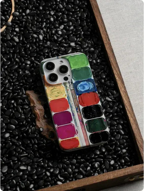 INFN Art Student Palette iPhone Case - Viexta
