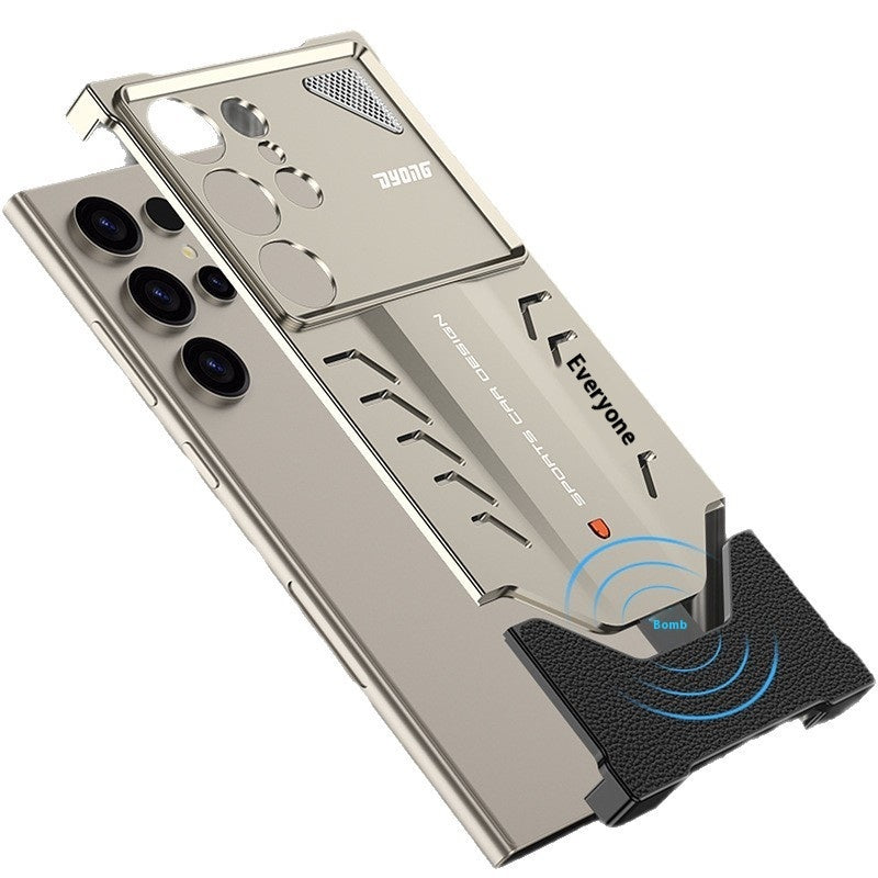 Automatic Fastener Aluminum Alloy Samsung Phone Case