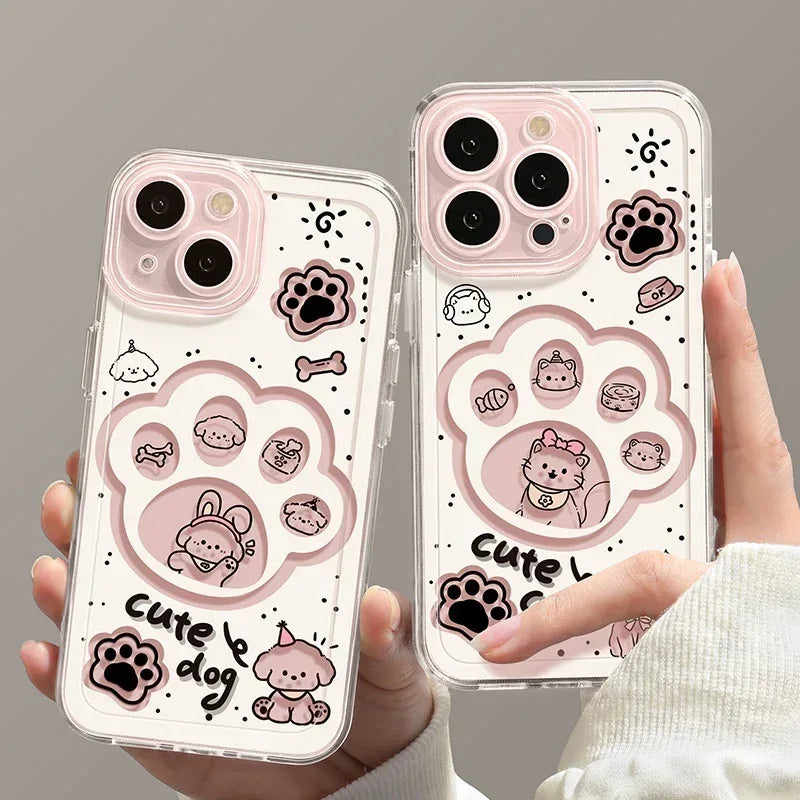 Cute Claw Transparent iPhone Case - Viexta