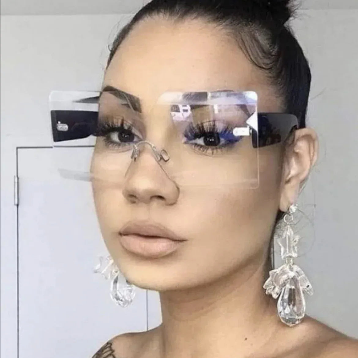 European And American Rimless Sunglasses - Viexta