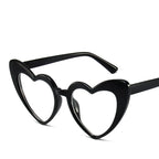 Large Frame Heart Statement Glasses - Viexta