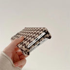 Thousand Bird Checker Woolen iPhone Case - Viexta