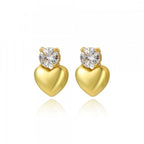 Rhinestone Love Women's Stud Earrings