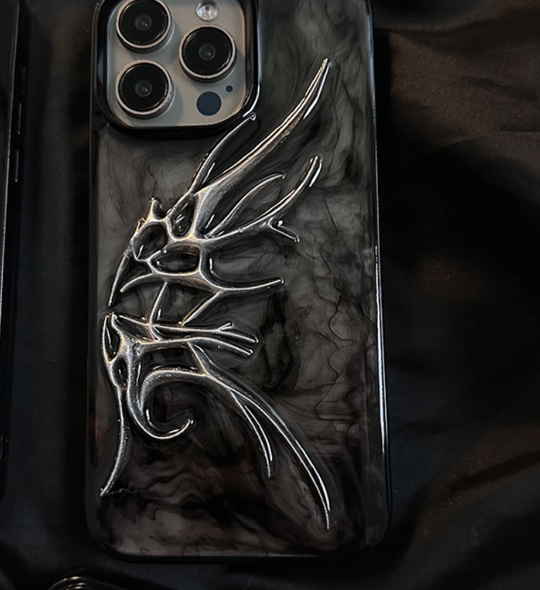 Blooming Three-dimensional Wings iPhone Case