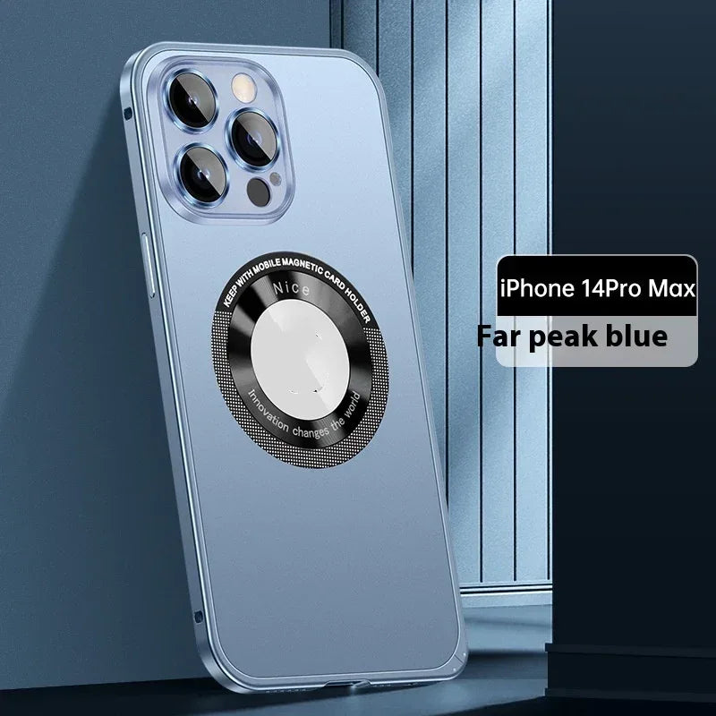 Spring Fastener Metal Frame iPhone Case - Viexta