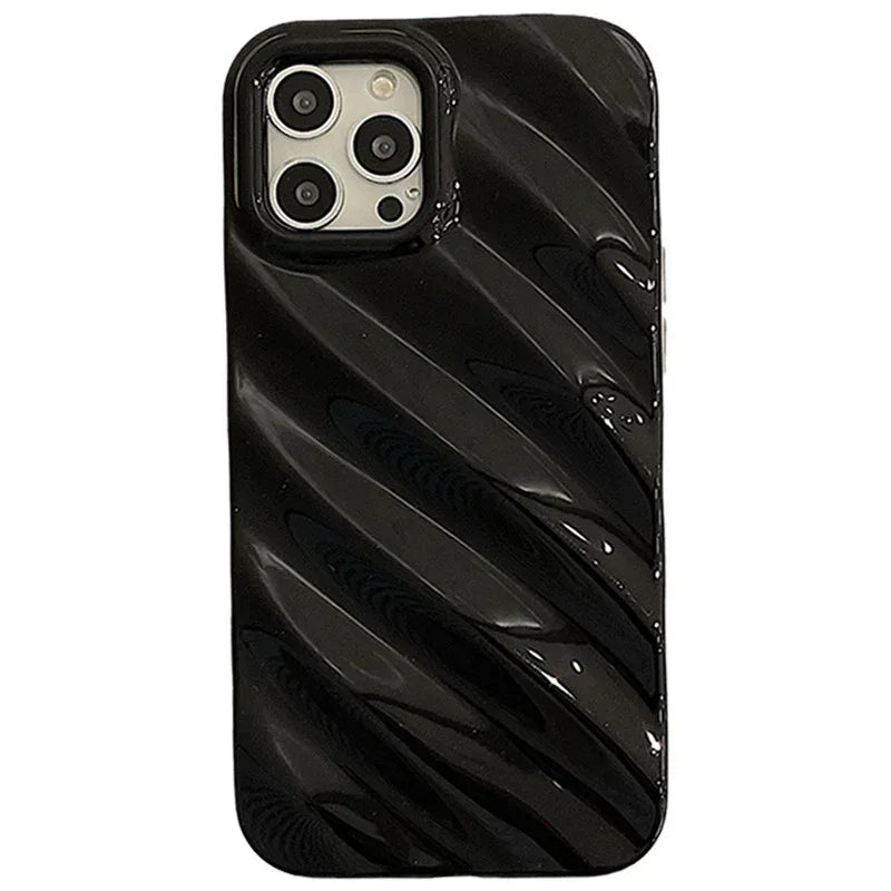 Ins Pleated iPhone Case - Viexta