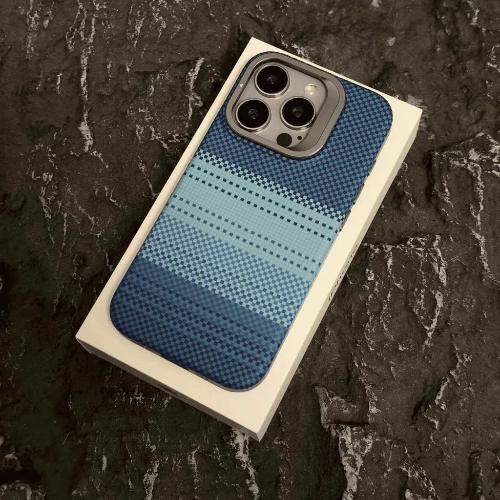 kevlar-magnetic-carbon-fiber-pattern-iphone-case - Viexta