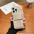Woven Card Leather iPhone Case - Viexta