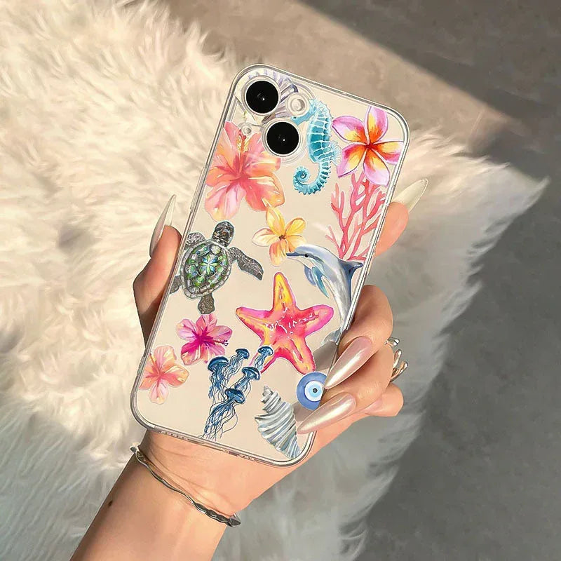 Dolphin Turtle iPhone Case - Viexta