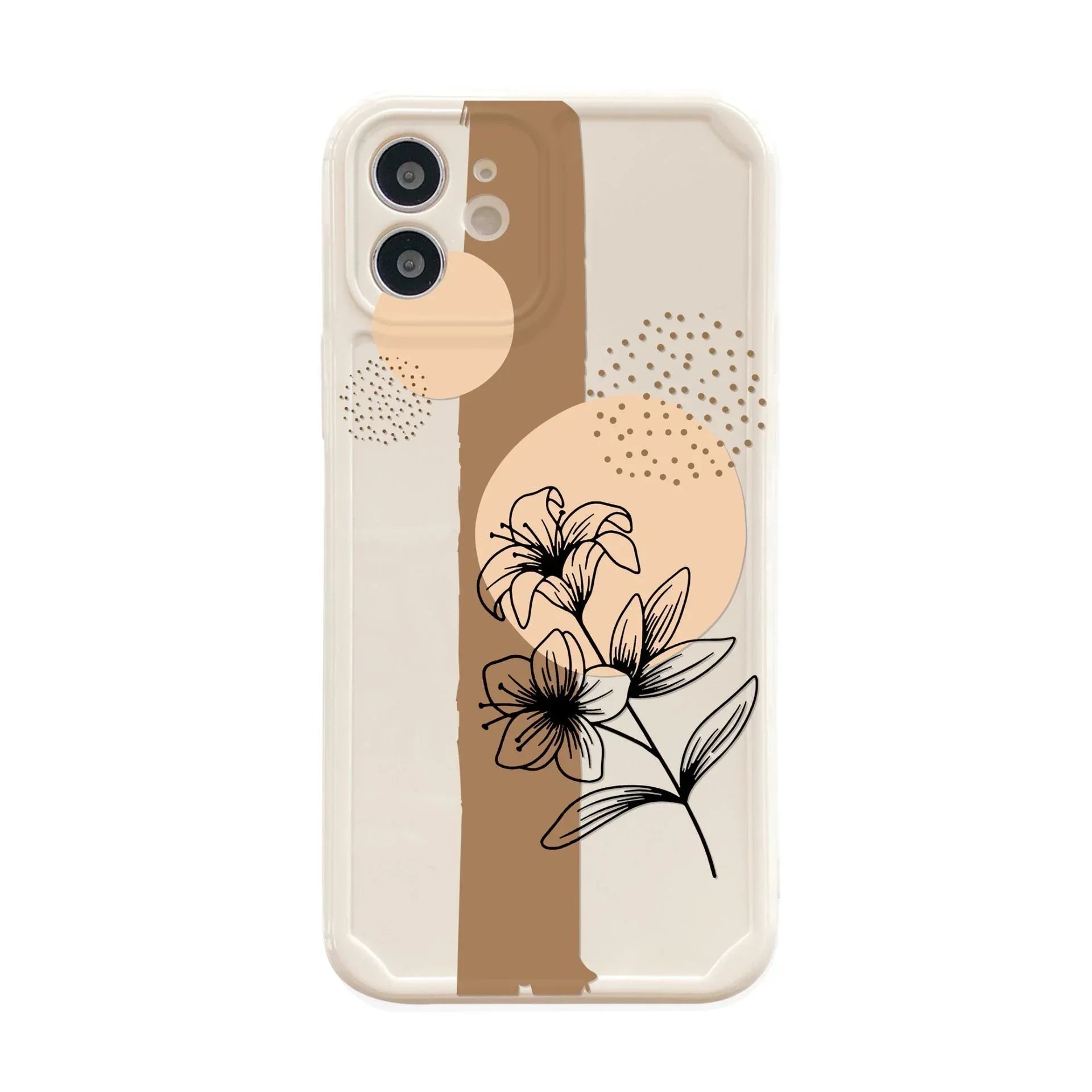 Abstract Flower Silicone iPhone case - Viexta