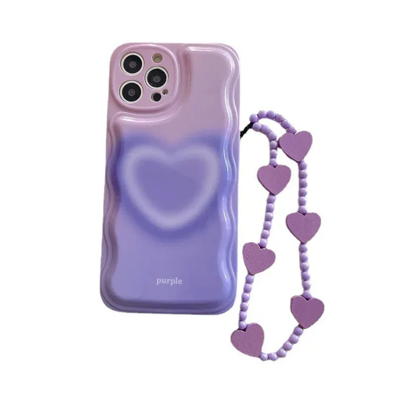 fog-overlapping-love-iphone-case-with-bracelet - Viexta