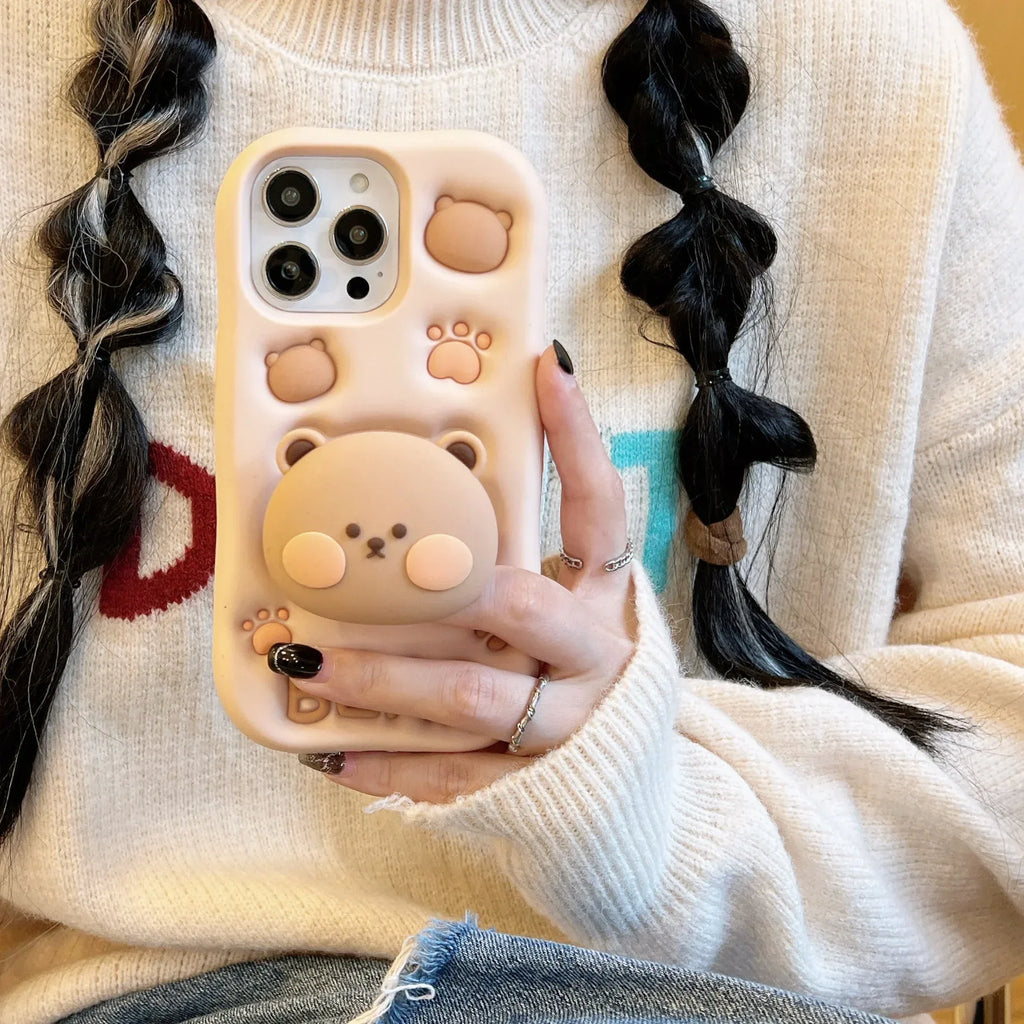 Silicone Bear iPhone Case - Viexta