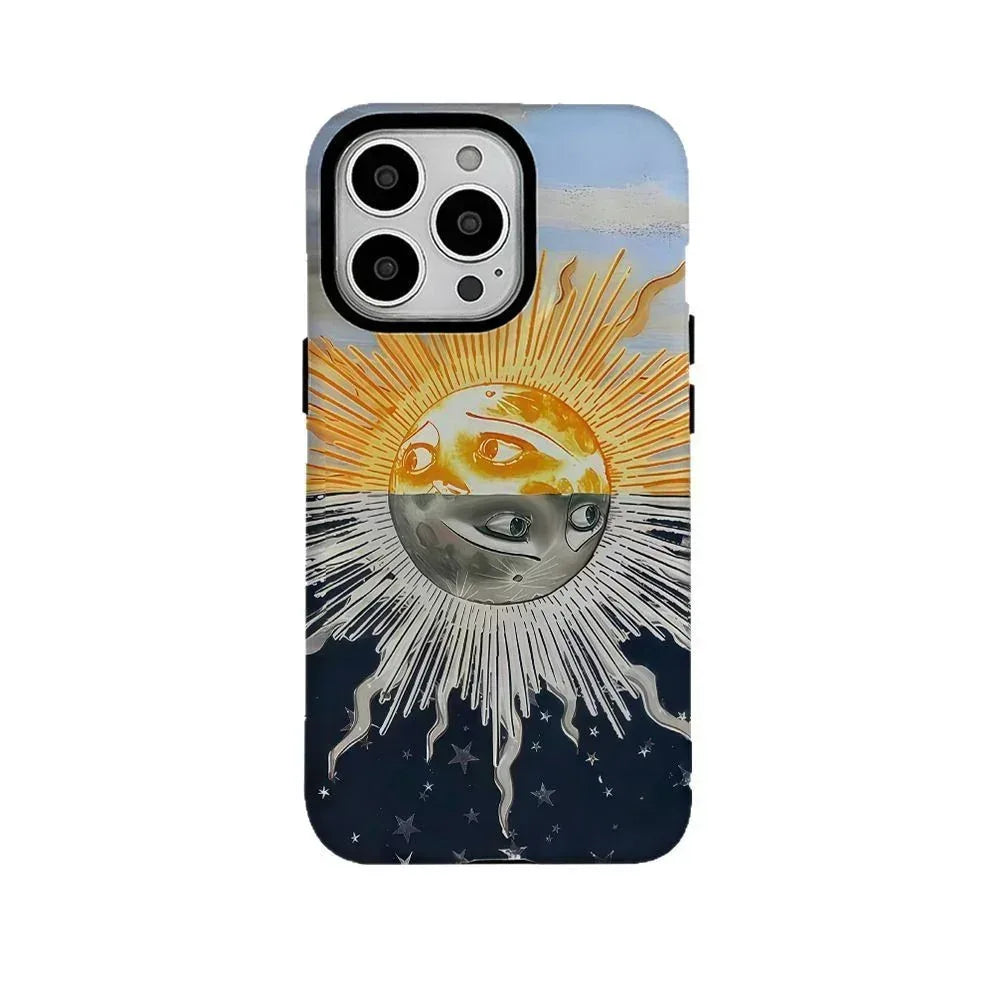 Day And Night Sun Feilin Magnetic Two-in-one iPhone Case - Viexta