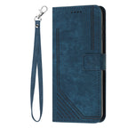 Leather Case Skin Frosted Striped Card Wallet iPhone case