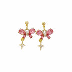 Sweet Butterfly Zircon Earrings - Viexta