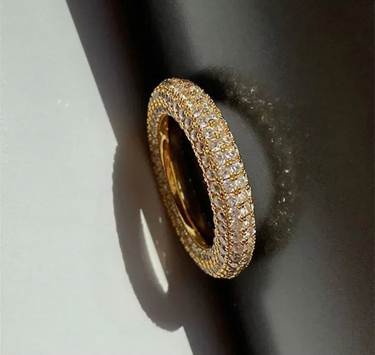 Diamond Round Ring - Viexta