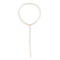Pearl Tassel Long Niche Necklace - Viexta