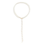 Pearl Tassel Long Niche Necklace - Viexta