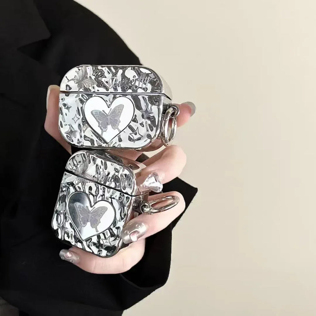Headset Butterfly Electroplated Protective Airpods case - Viexta