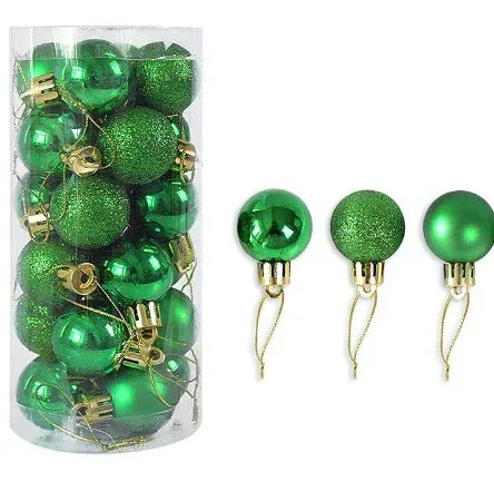 Christmas Decoration Shiny Matte Christmas Ball - Viexta
