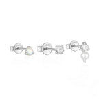 925 Sterling Silver Butterfly Star Devil's Eye Set - Viexta