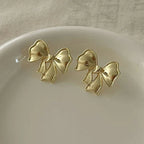 Retro Hong Kong Golden Versatile Earrings - Viexta
