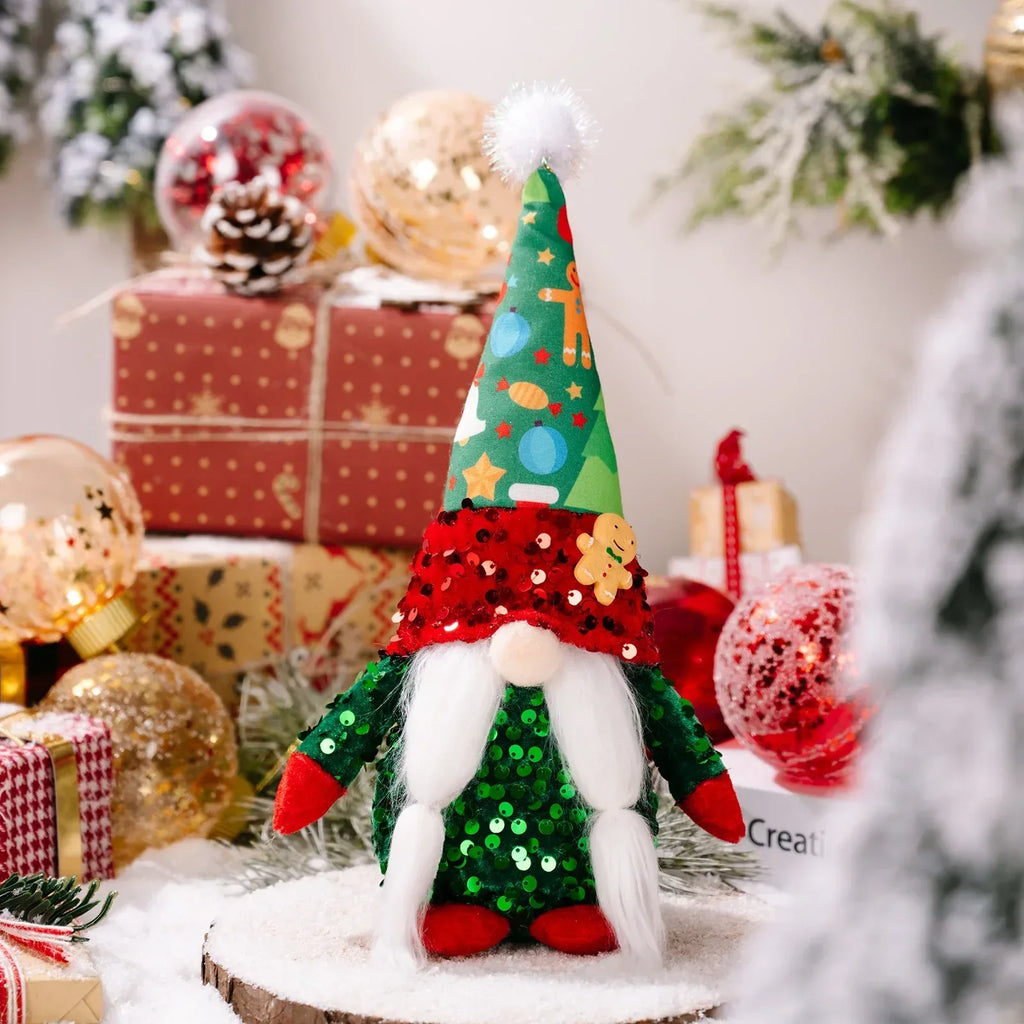 christmas-fabric-decorative-faceless-doll-ornament-christmas-decorations - Viexta