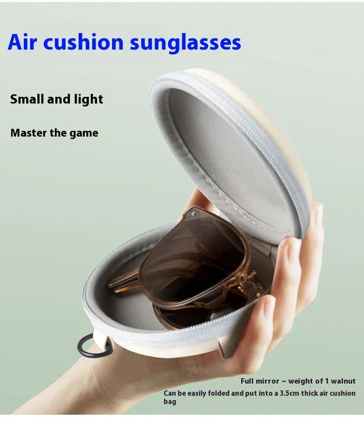 Fashionable Retro Sun Protection Folding Sunglasses - Viexta