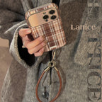 Brown Plaid iPhone Case