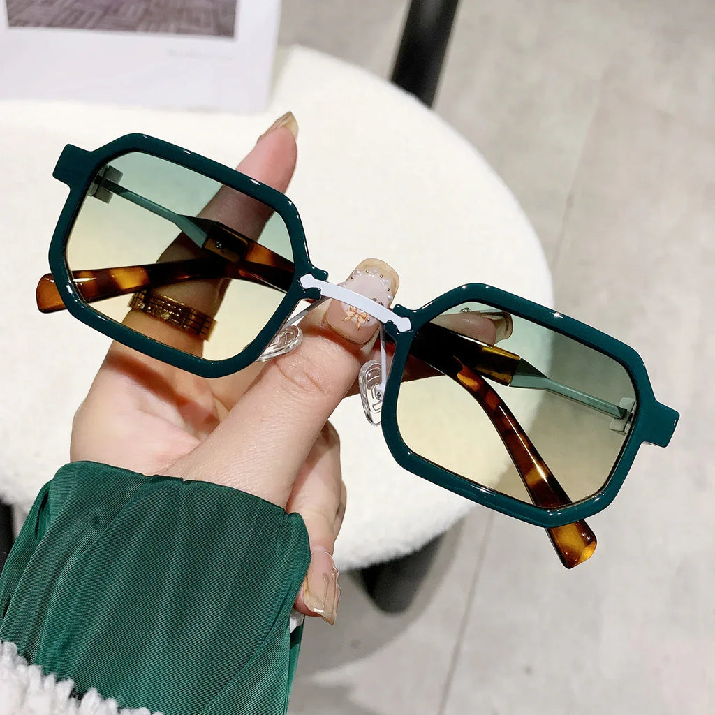 Hip Hop Small Square Box Exquisite Sun Glasses - Viexta