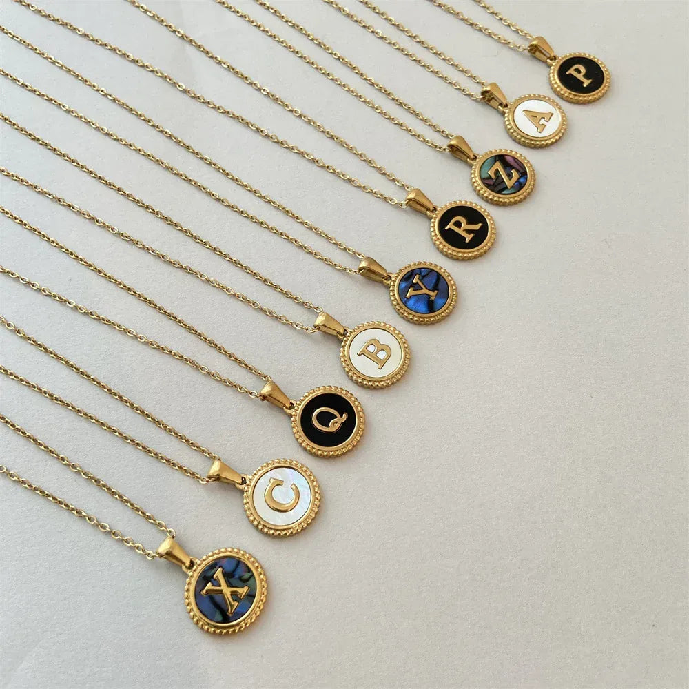 Coin Pendant Titanium Necklace - Viexta