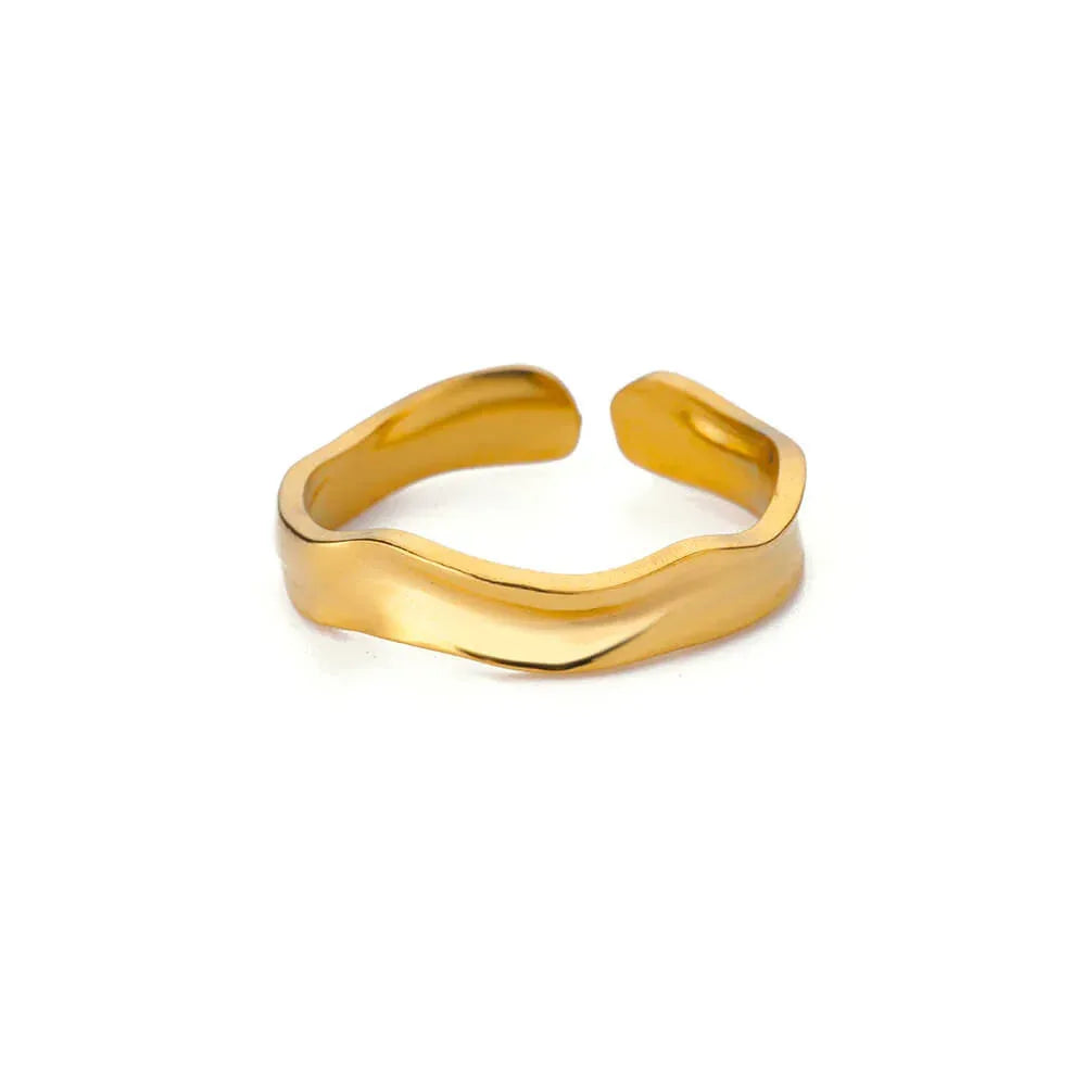 Stainless Steel Pearl Ring - Viexta