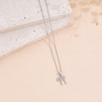 Rhinestone Bowknot Pendant Necklace